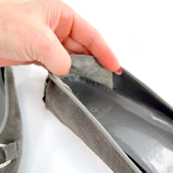 ENZO ANGIOLINI Women's Strand Ballet Flat Gray Suede EASTRANO size 9 M - Picture 13 of 13